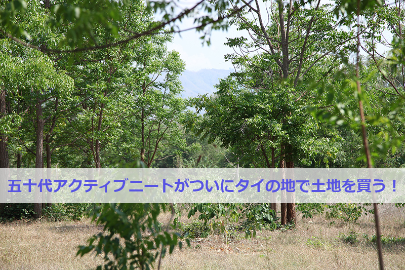 五十代アクティブニート(日本人)がタイの田舎で土地購入?!