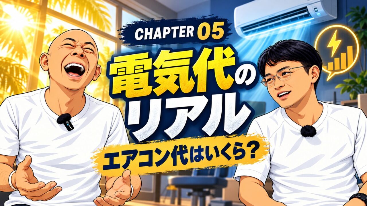 エアコンの使用時間などで変わるタイの電気代のイメージ